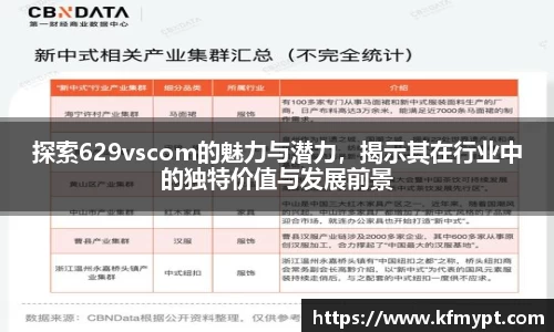 探索629vscom的魅力与潜力，揭示其在行业中的独特价值与发展前景